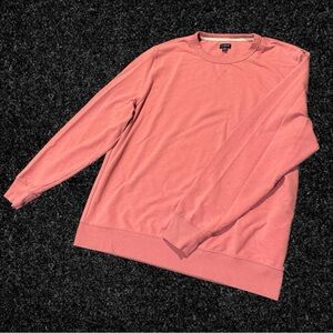J. Crew Pink Crewneck Sweater Soft Cotton Blend